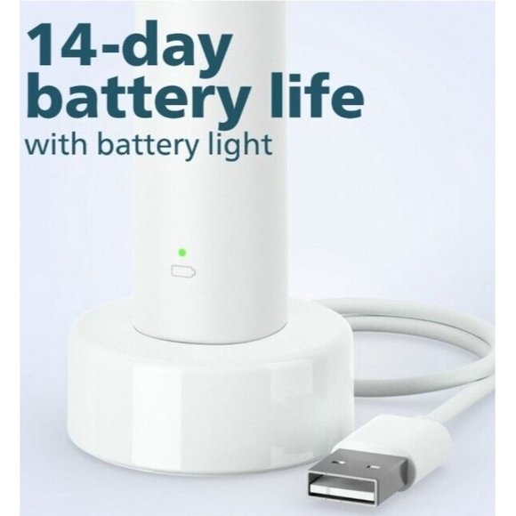 Philips Sonicare DailyClean 1100 Rechargeable Electric Power Toothbrush, White - Picture 6 of 8